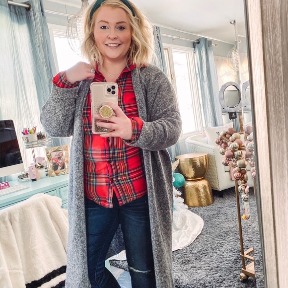 Old Navy Tops - Red Flannel